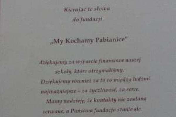 Fundacja sponsorem pokazu sztucznych ogni podczas imprezy "Kocham Pabianice"